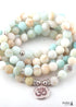 Boho Bracelet, RH Yoga Bracelet, Amazonite Natural Green Stone
